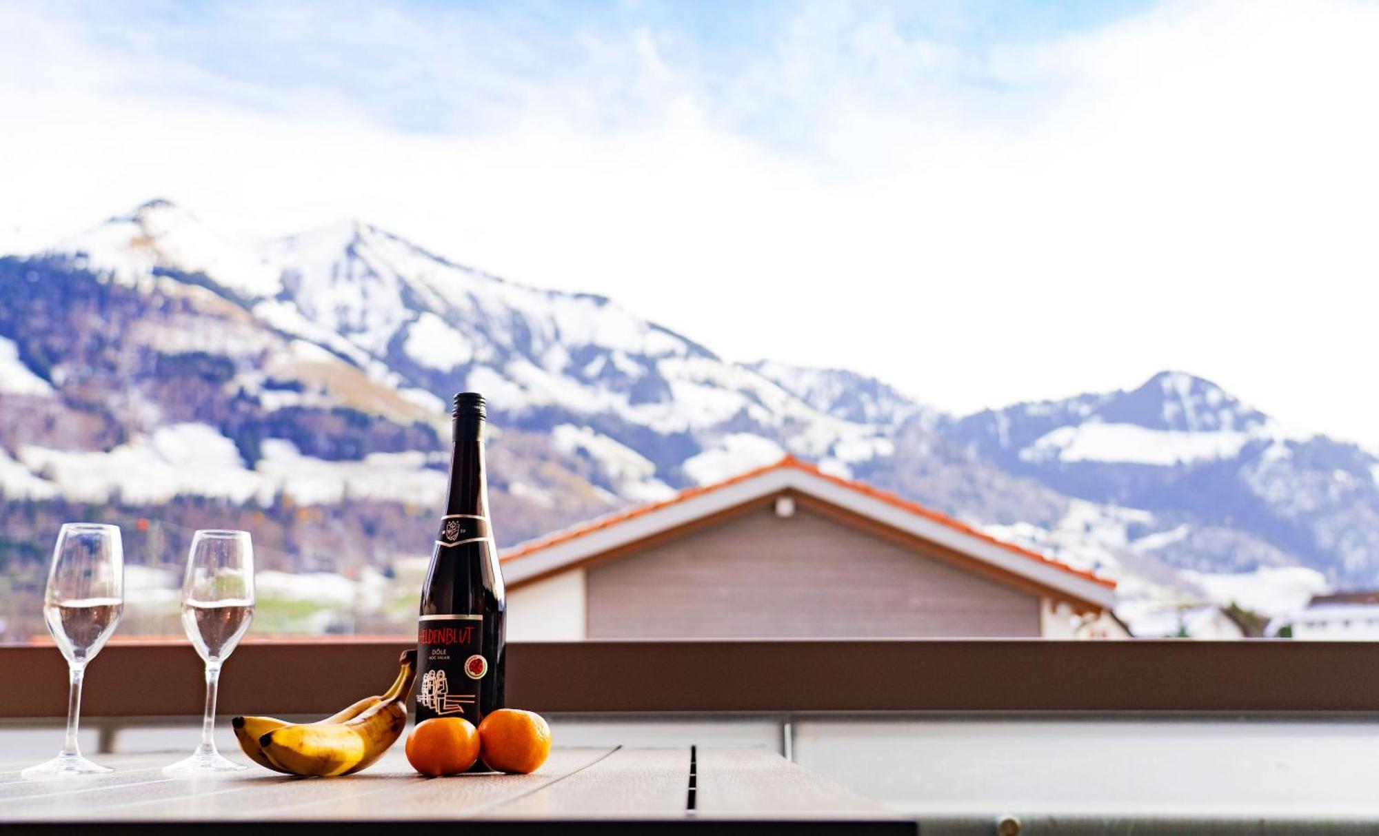 Gruyere Alpes Appartement 3 Chambres Bbq Parking Neirivue Exterior foto